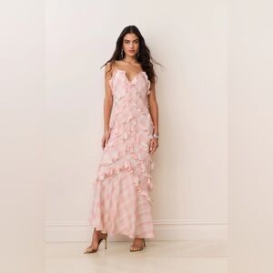 Loveshackfancy Ellietta Tartan Ruffle Maxi Dress